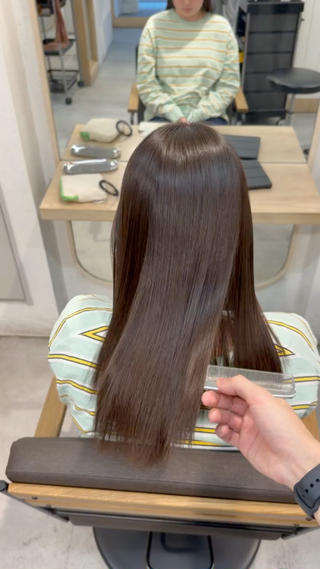 ロング 佐藤 聖真[美髪矯正]のヘアスタイル