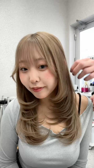 ロング カラー 香月 元希のヘアスタイル