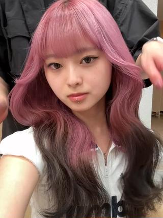 ロング カラー 香月 元希のヘアスタイル
