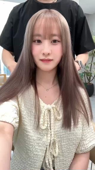ロング カラー 香月 元希のヘアスタイル