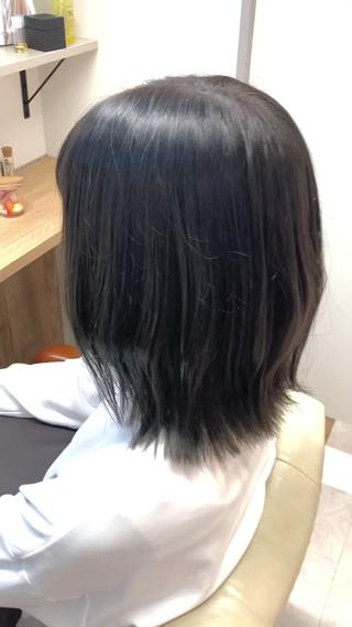 #インナーカラー
#グレージュ
#外ハネボブ