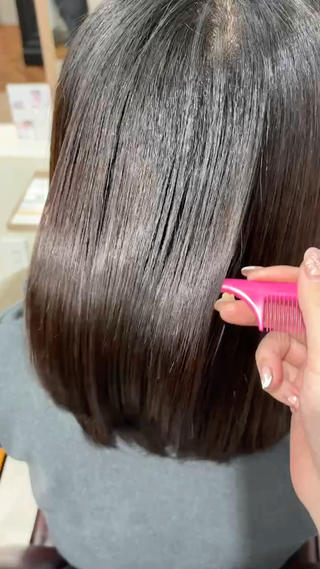 白髪染めでも叶う髪質改善️