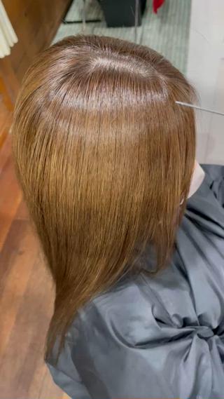 ロング カラー 浅井 玲耶のヘアスタイル