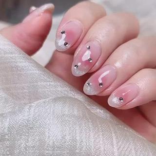 #チークネイル
#ワンホンネイル
#チークxマグネットネイル