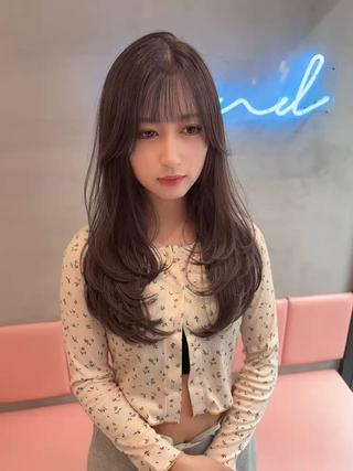 ロング カラー 🦋韓国風レイヤー/ 艶髪矯正🦋凛太郎のヘアスタイル