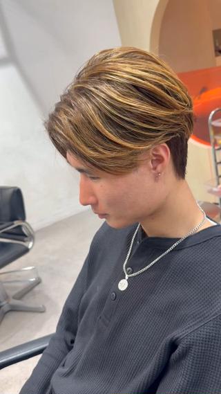 ショート カラー メンズ fifth／美容師 りょうのヘアスタイル