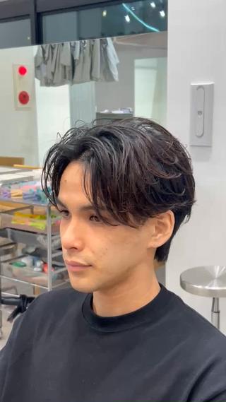 パーマ パーマ支持率⭕️春山 凜乃介のヘアスタイル