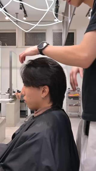 パーマ メンズ メンズパーマ特化⭕️ 春山凜乃介のヘアスタイル