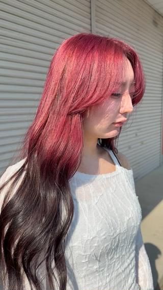 ロング カラー 垢抜け特化 ひなり🥀のヘアスタイル