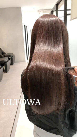 ロング カラー 髪質改善/顔まわり 石原のヘアスタイル