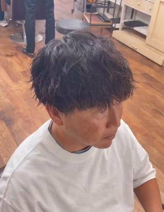 パーマ メンズ RITSUKI横浜 メンズ特化😎のヘアスタイル