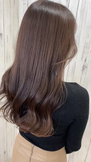 ロング カラー ヘアアレンジ 夜23時まで予約🉑 reverieあきらのヘアスタイル