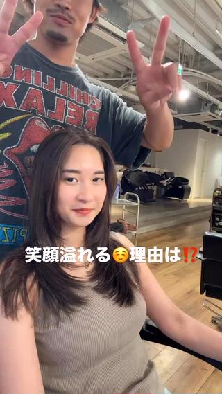 ロング 夜23時まで予約🉑 reverieあきらのヘアスタイル