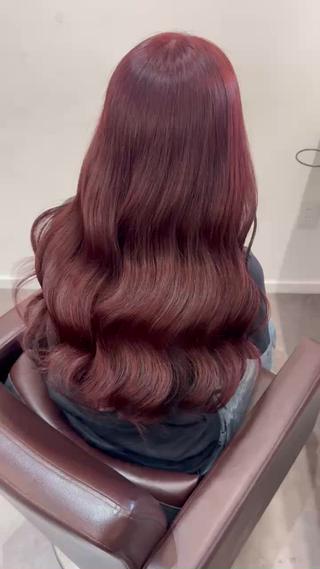 ロング カラー 美髪矯正 KASUMIのヘアスタイル