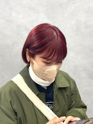 ショート カラー パーマ ヘアアレンジ メンズ キッズ ネイル マツエク・マツパ アイブロウ 大人スタイル 太田のヘアスタイル