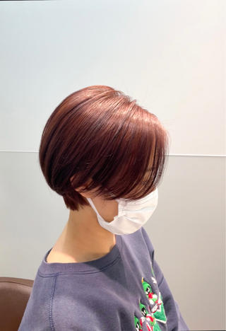 ショート カラー パーマ ヘアアレンジ キッズ 大人スタイル 太田のヘアスタイル