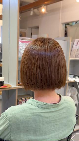 ミディアム carre hair 店長 中園 武士のヘアスタイル