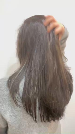 ロング カラー soelle Hanaのヘアスタイル