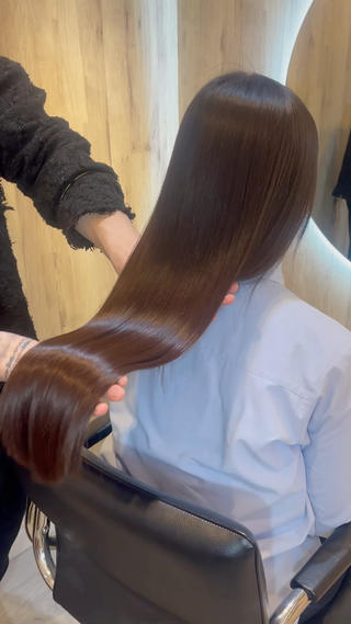 ロング カラー ヘアアレンジ 伊達 育海のヘアスタイル