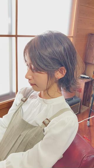 ショートから伸ばしかけの方に 