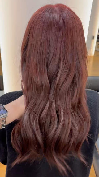 ロング カラー ハードパーマ Rico💜のヘアスタイル
