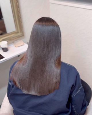 セミロング カラー Seta新宿 山内祐作のヘアスタイル