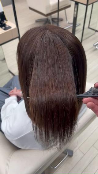 ミディアム カラー 森下 舜介のヘアスタイル