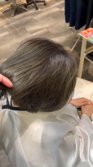 ショート カラー 🔥坂本 リョウ🔥のヘアスタイル