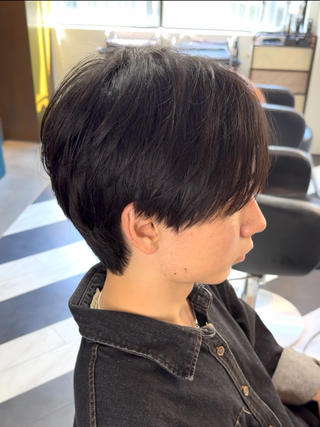 ミディアム カラー パーマ ヘアアレンジ メンズ 伊藤 陸のヘアスタイル