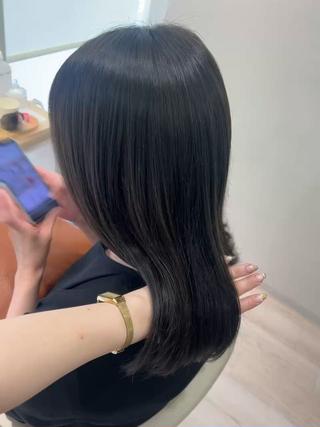 セミロング カラー ✨🌿大人可愛い愛さ れhair🌿✨松本のヘアスタイル