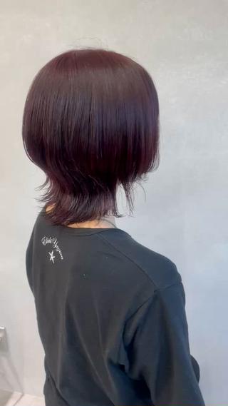 カラー 谷山 葵のヘアスタイル