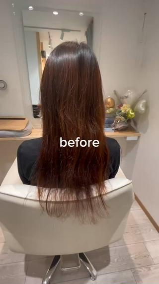 ロング 畑山 紗耶佳のヘアスタイル