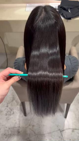 ロング 中澤 眸乃のヘアスタイル