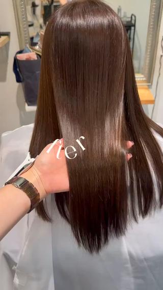 セミロング カラー ayaka 博多￤レイヤーのヘアスタイル