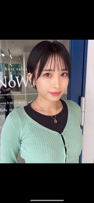 ショート カラー 大人可愛いショート* NoWL栗原隆成のヘアスタイル