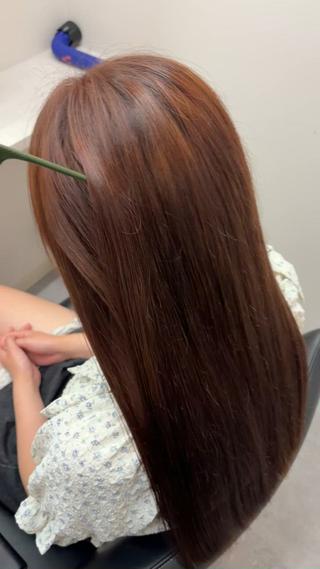 ロング とき/髪質改善/透明 感カラー☘️のヘアスタイル