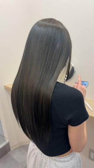 ロング とき/髪質改善/透明 感カラー☘️のヘアスタイル