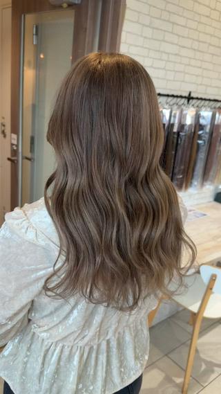 セミロング カラー 仙台×ブリーチ 斎藤相慶のヘアスタイル