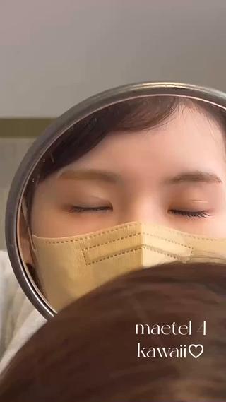 鏡を見て嬉しくなるまつ毛にしたいです(*Ü*)ﻌﻌﻌ