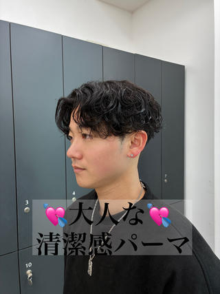 パーマ メンズ 名駅/メンズ特化/ 大人ヘア💗信岡 和のヘアスタイル
