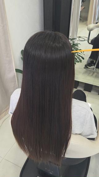 ロング 山本 莉奈のヘアスタイル