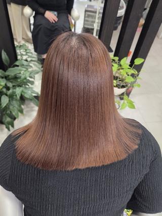セミロング 山本 莉奈のヘアスタイル