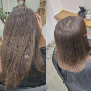 ミディアム nicco ニコ　モデル様募集中のヘアスタイル