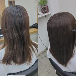 ミディアム nicco ニコ　モデル様募集中のヘアスタイル
