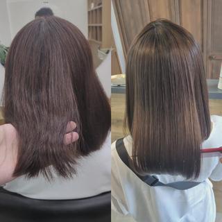 ミディアム nicco ニコ　モデル様募集中のヘアスタイル