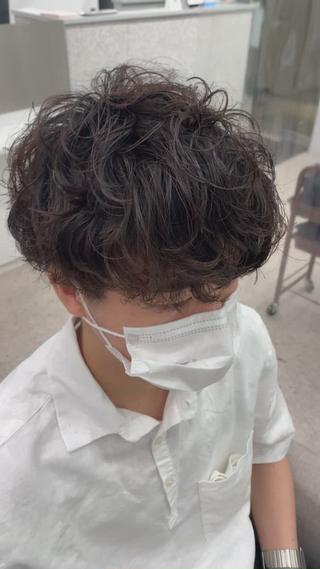 くっきりカールスパイラルMIXパーマ