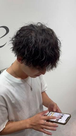 パーマ メンズ ✂️メンズサロン✂️ SHINE✨浅野士稀のヘアスタイル