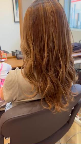 セミロング カラー ヘアアレンジ ❤️可愛いハイトーン を造る❤️AKIRAのヘアスタイル