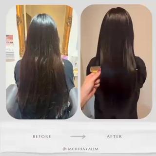 ロング エクステ🎀艶カラー 🧠髪質改善千早のヘアスタイル