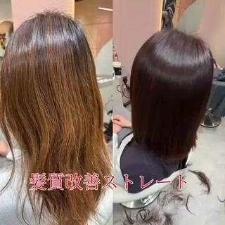 ロング カラー ヘアアレンジ 艶髪特化/矯正/ 髪質改善/吉田光佑のヘアスタイル